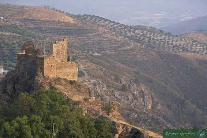 El castillo de Lanjarón