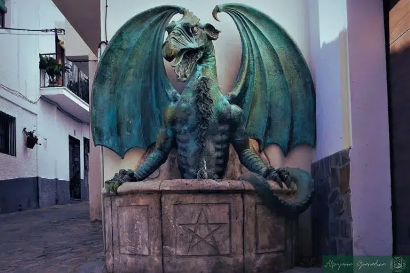 Fuente del Dragón en Soportújar