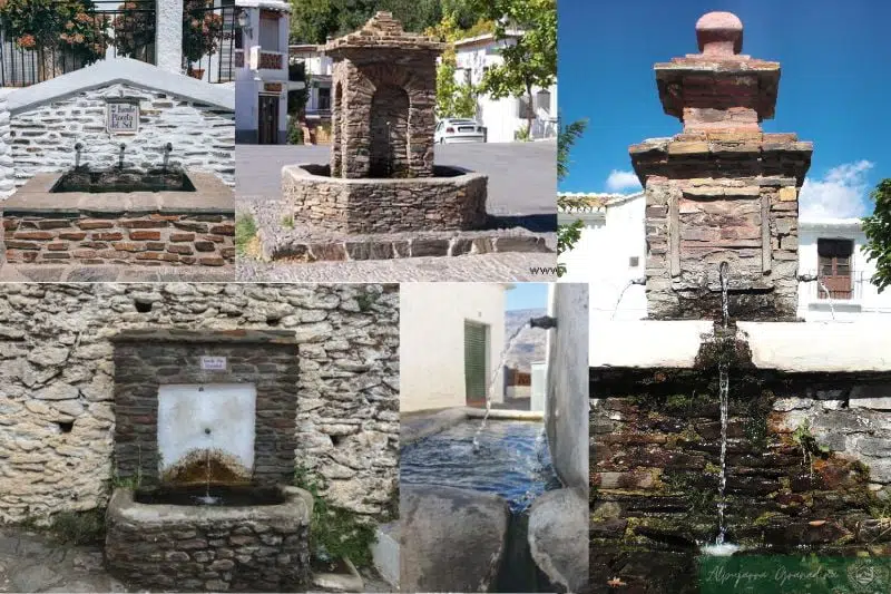 las fuentes de bubion